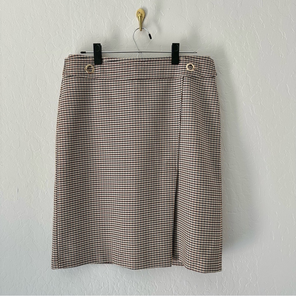 H&M Tan Brown Pencil Skirt Knee-Length Work